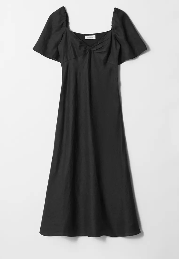 Linen Midi Dress