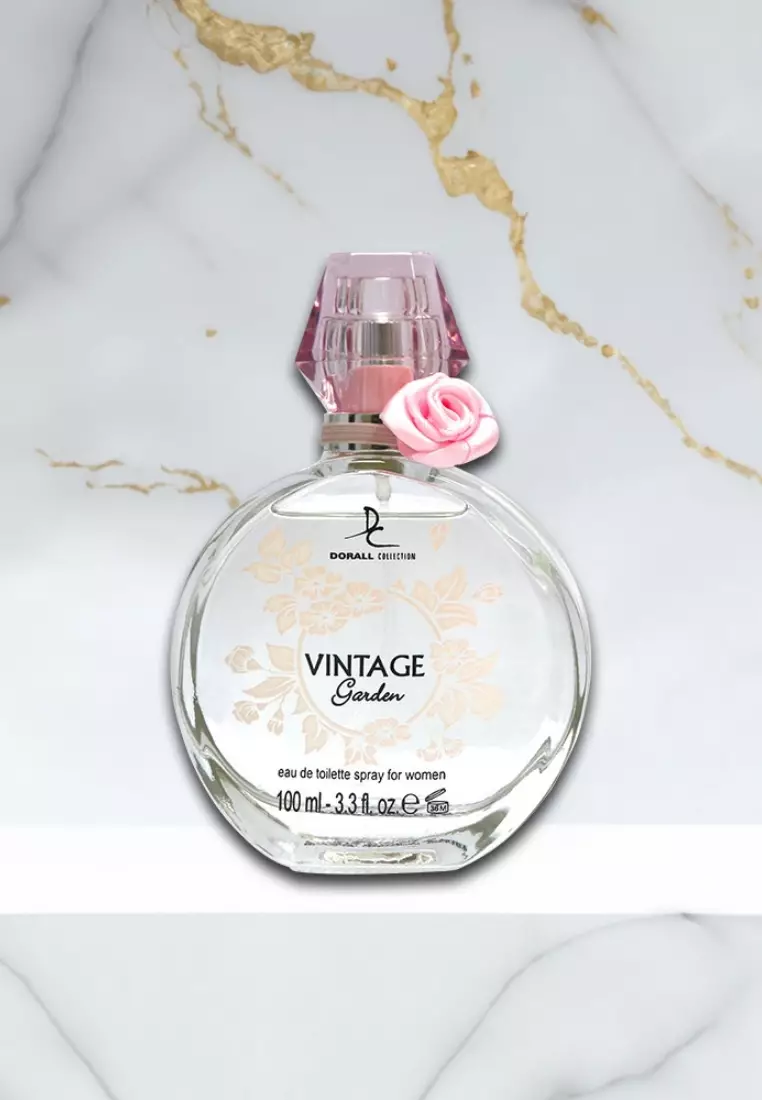 (B1T1)  Dorall Collection VINTAGE GARDEN 100ml EDT Perfume For Women/DC ONE 100ml EDT Perfume For Men DR87854-S1WM