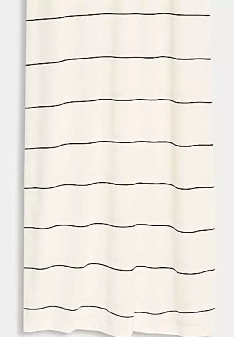 Cotton Modal Long Striped Nightdress