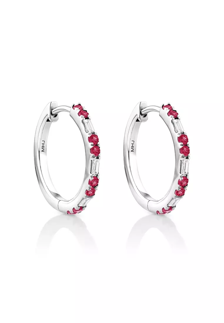 Michael hill ruby earrings top