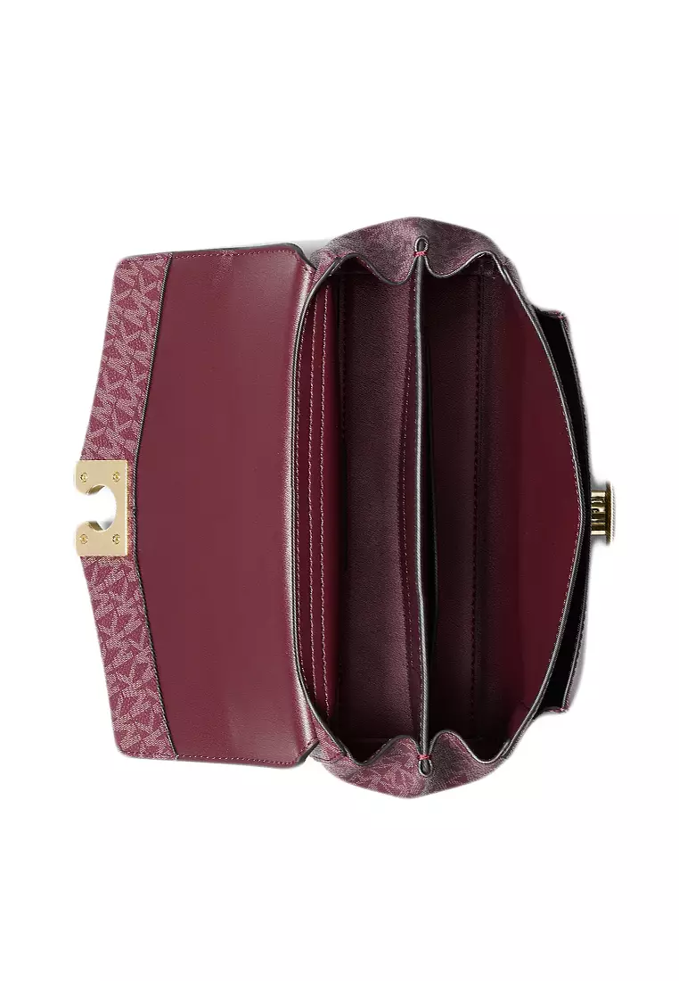 Buy Michael Kors Michael Kors Lita Medium Two Tone Logo Crossbody