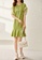 OUNIXUE green Sweet Beaded Dress BE87BAAEA86CCAGS_4