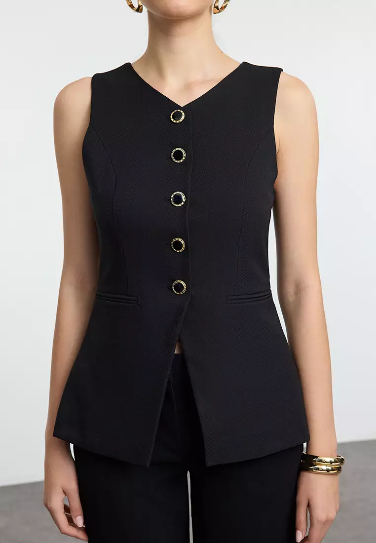 Buttoned Vest