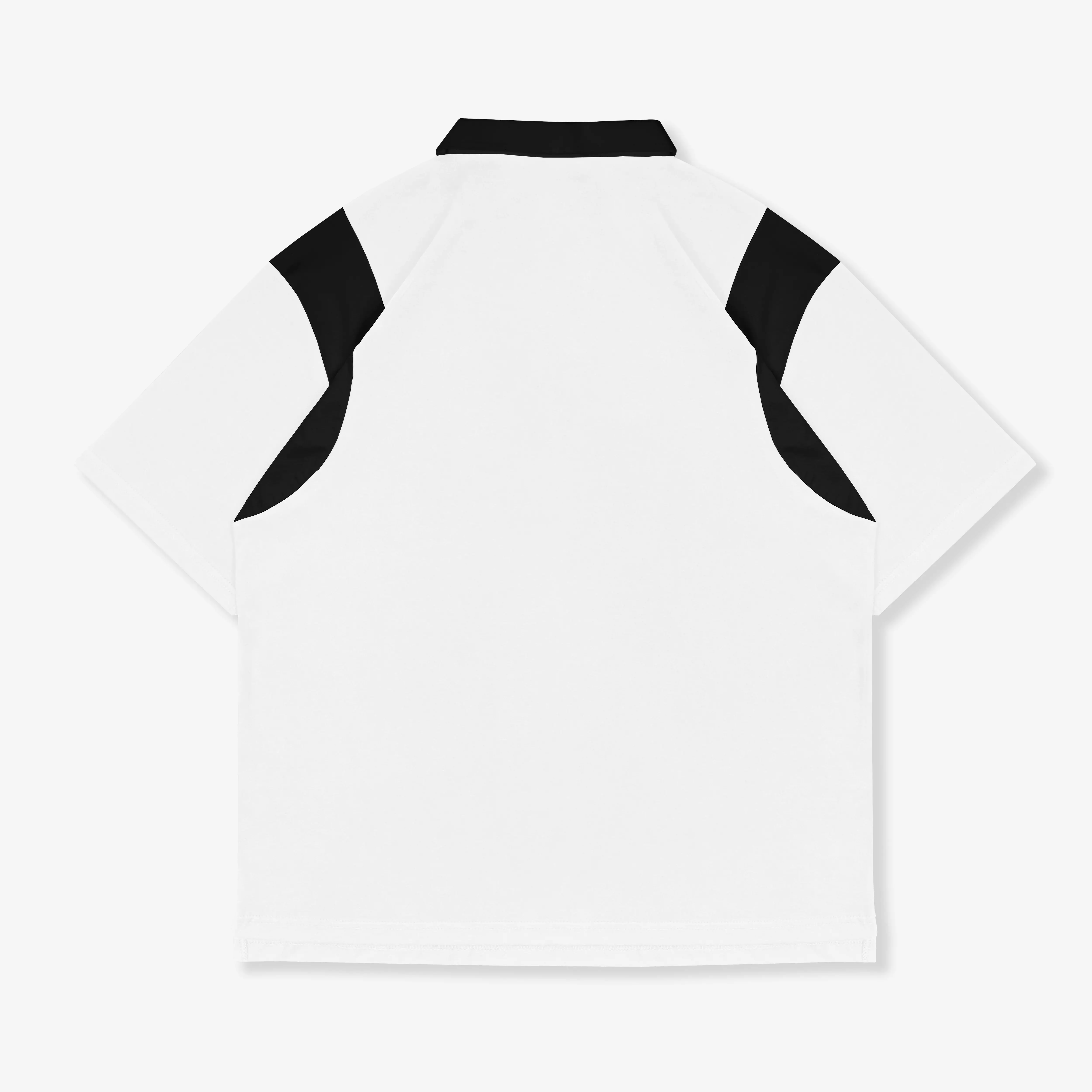 OOTDSUPPLY Oversize Rugby Polo Shirt OOTD Space Time Combination | Kaos Polo Pria dan Wanita OVZ-PSR028