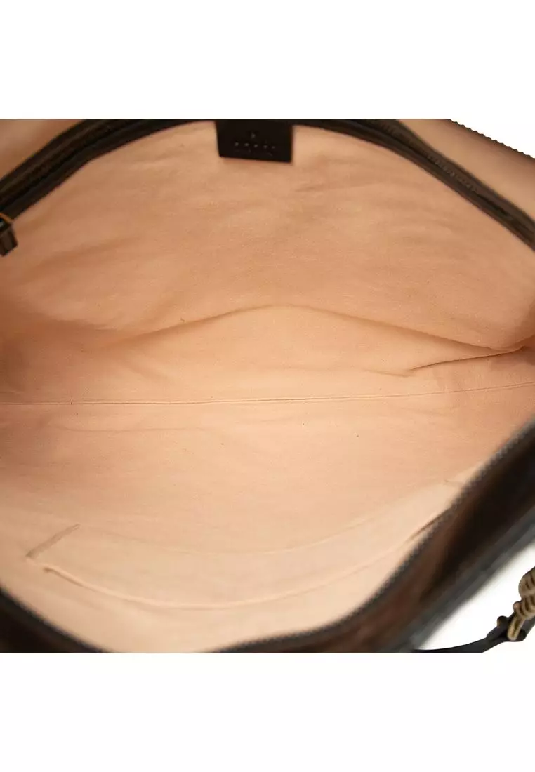 Pre-Loved Gucci Large Gg Marmont Matelasse Calfskin Slim Tote