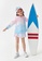 FILA blue Online Exclusive FILA KIDS WONNIE FRIENDS Logo Gradient Color Pleated Skirt 3-9 yrs 44734KAE2C4103GS_2