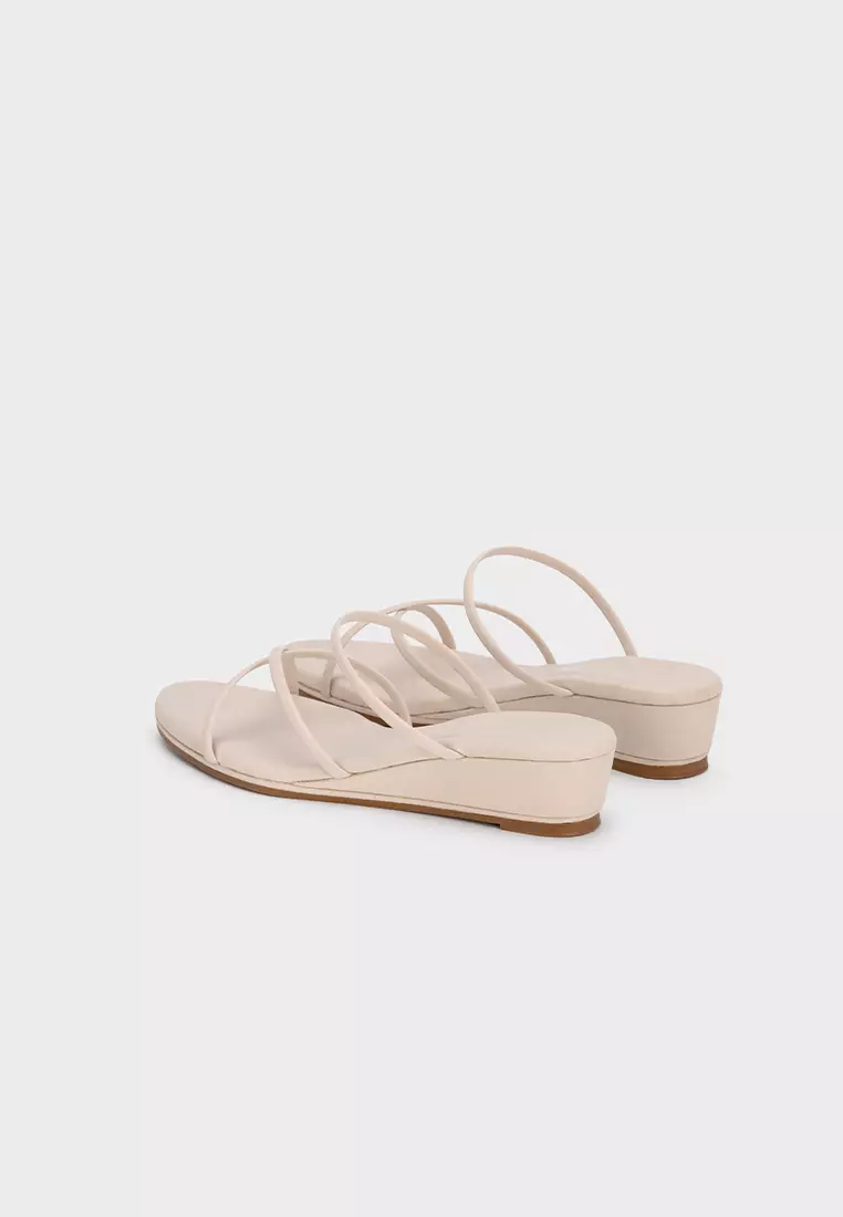 STRAPPY CLOUDFOAM WEDGE HEEL SLIDE