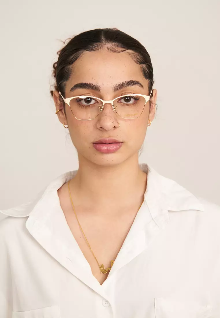 SS1943 (C1-Pink & Gold) Anti-Radiation Computer Eyeglasses for Women