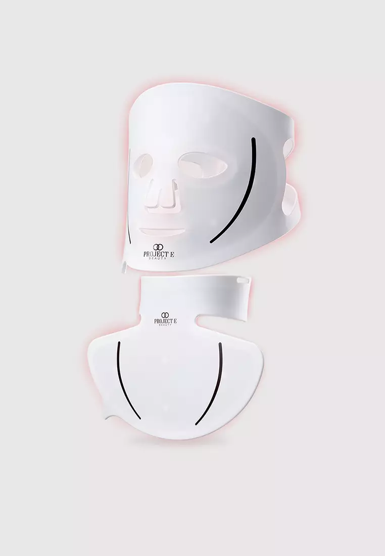 Project E Beauty LumaLux Face+ | Pro LED Light Therapy Face & Neck Mask