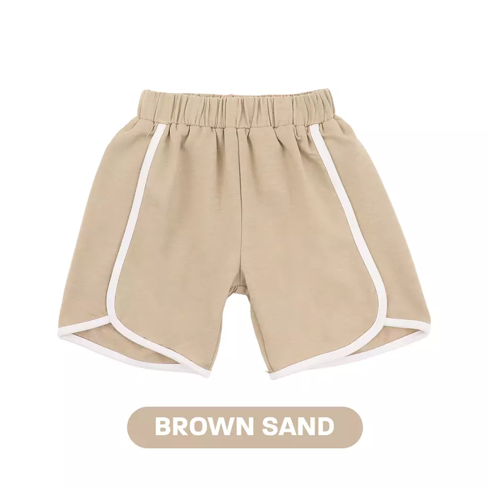 Mooi Celana Pendek Anak Laki - Laki Mark Pants Kids - Brown Sand