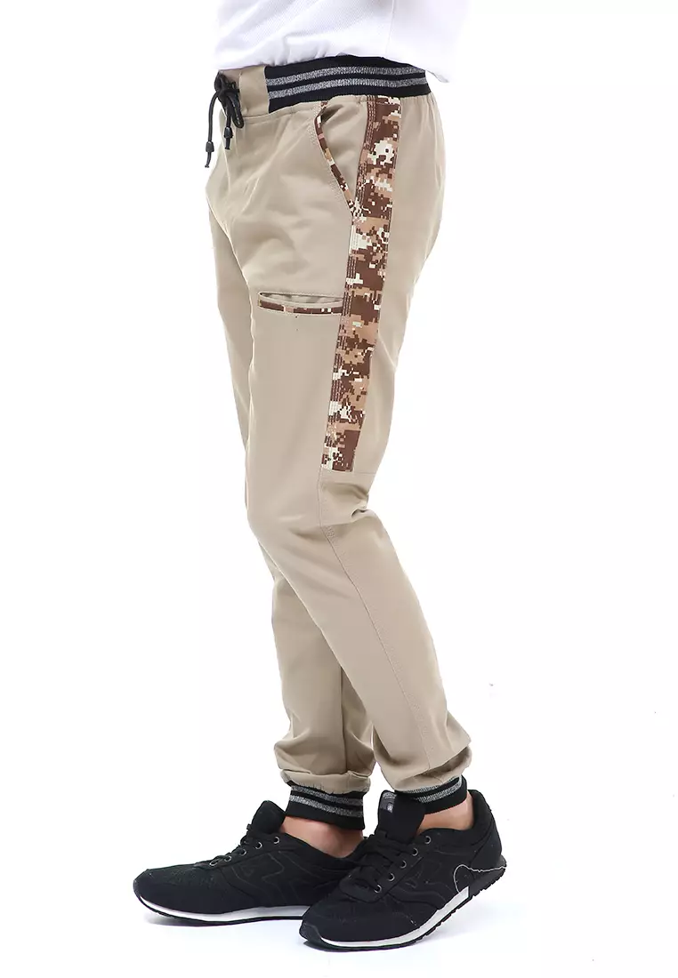 Locko Celana Panjang Cargo Pria Motive Side Casual Long Pants Material Twill Cotton ORIGINAL