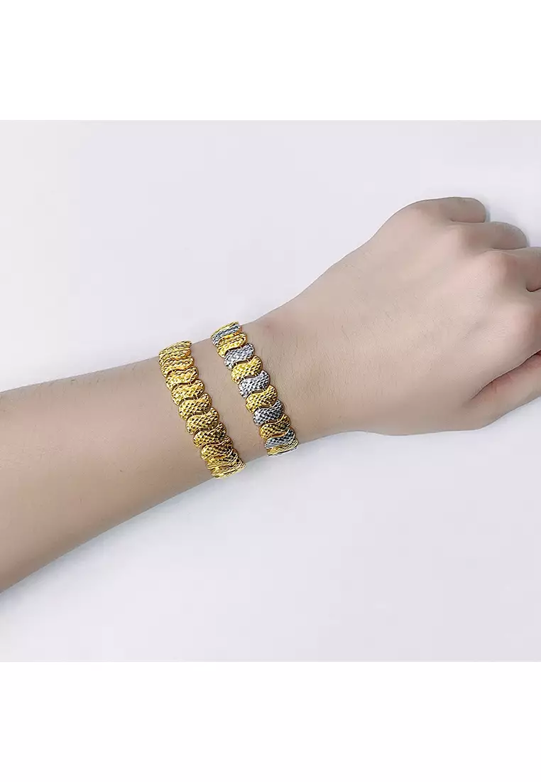 916/22K Gold Pulut Dakap Bracelet T64