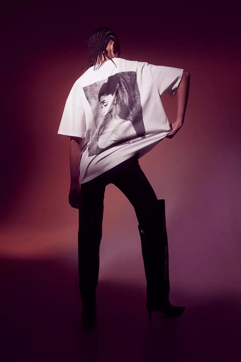 Boxy-style printed T-shirt