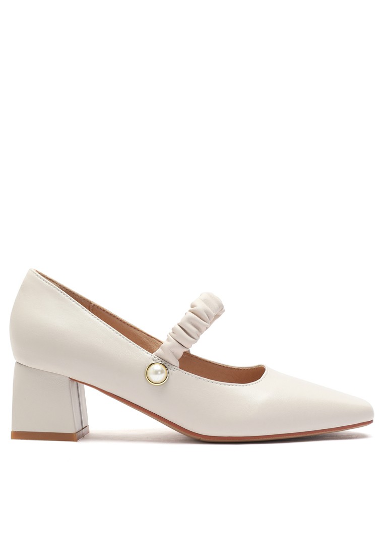 5CM Pleated Strap Mary Jane Shoes 1290-5