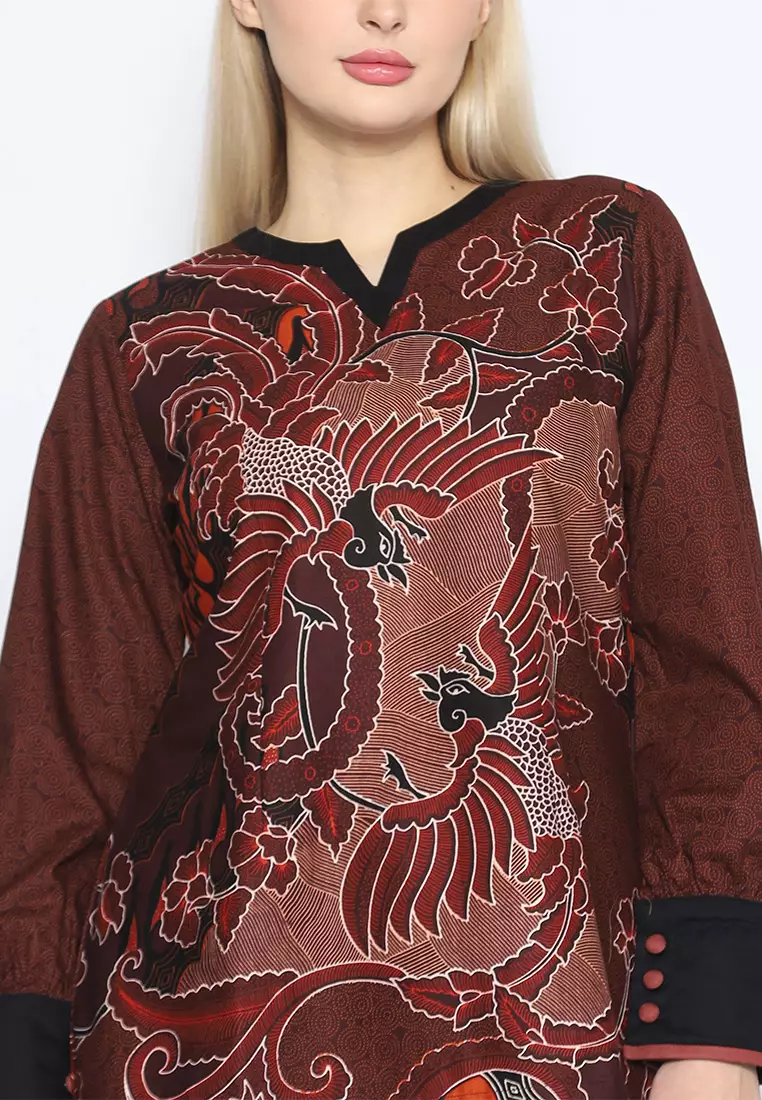 My Aksa batik Wanita Blouse Cassia Cairo