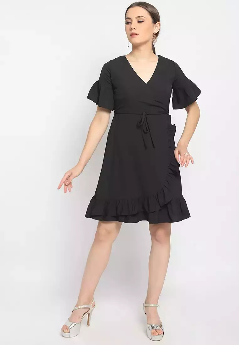 Chanira Giselle Dress-Black