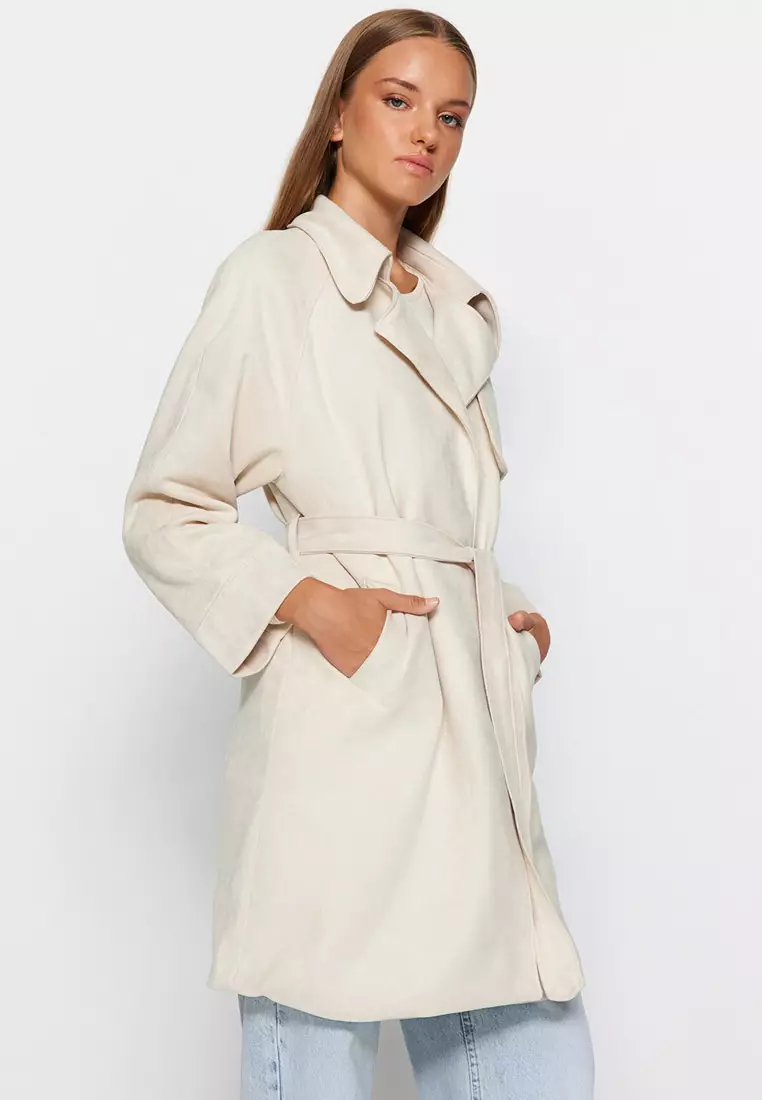 Maxi trench coat store women's
