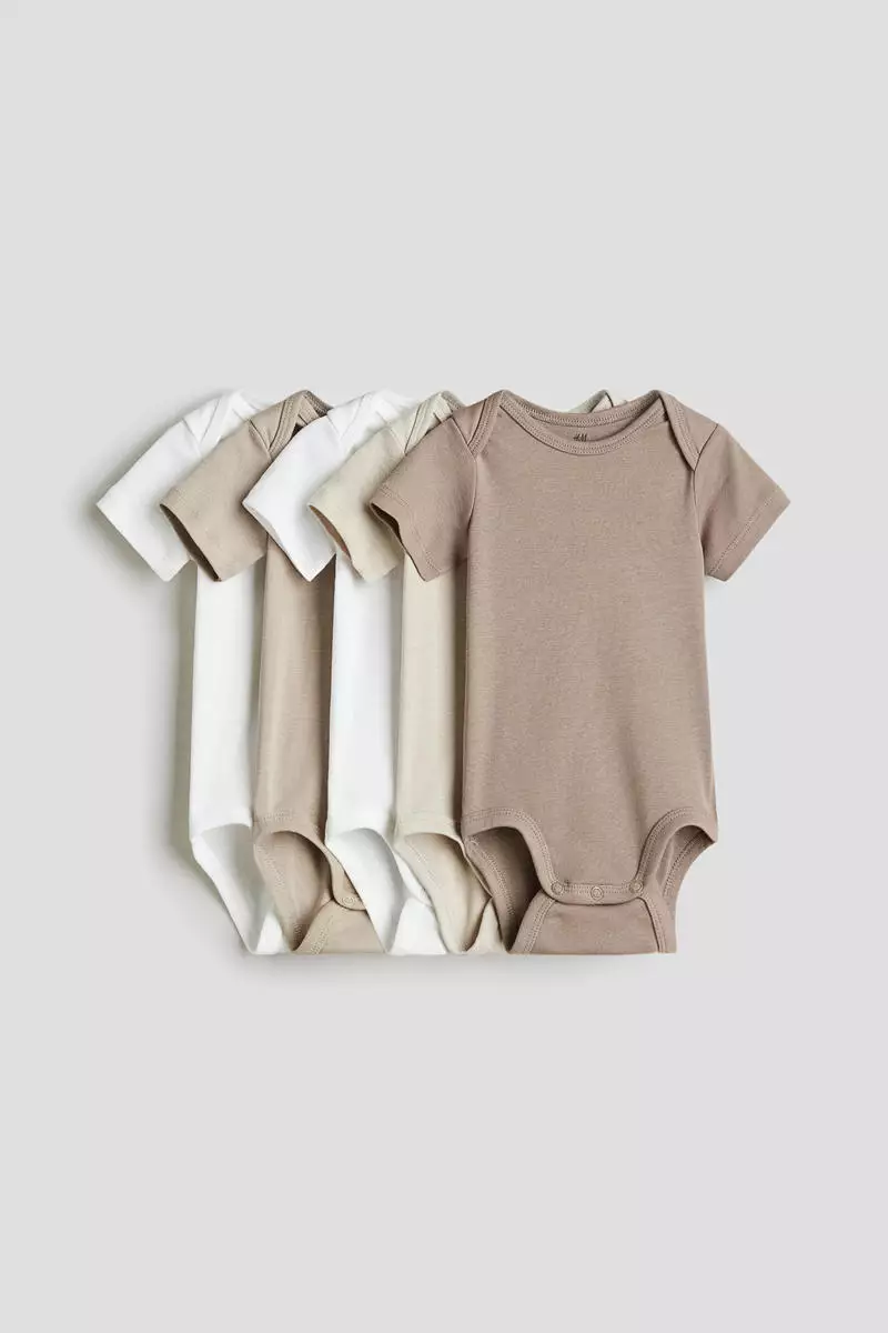 5-pack cotton bodysuits
