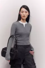 Grey Melange Medium Dusty