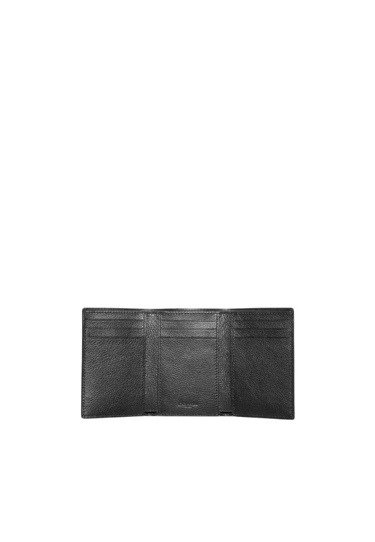 Coach mens trifold leather wallet hot sale