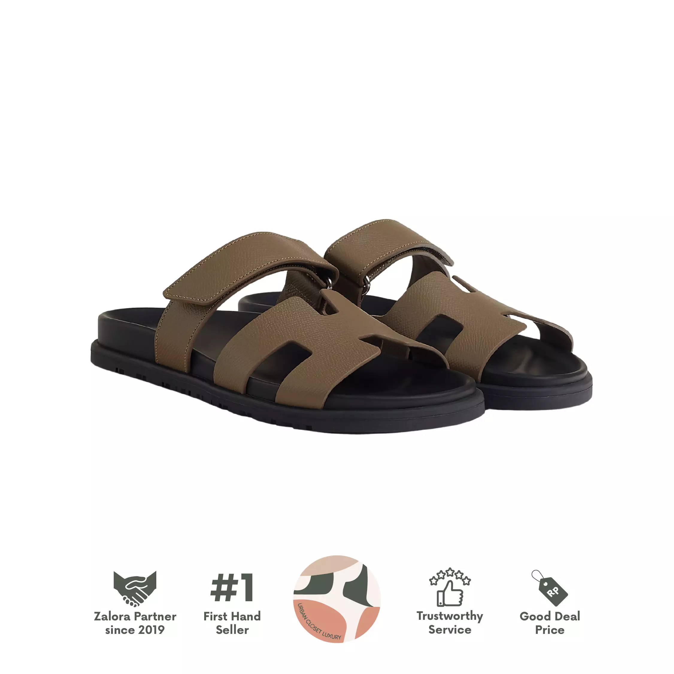 Jual Hermes Sandal Femme Chypre Etoupe Size 36 Original 2025