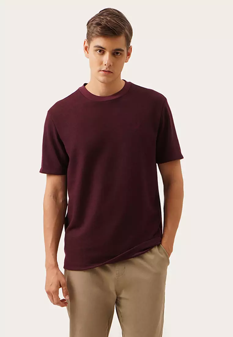 Under Armour Solid Red Burgundy Active T-Shirt Size XL - 53% off