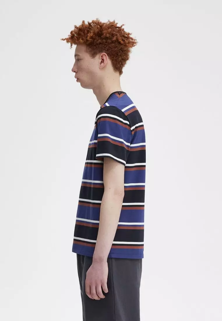 Fred perry bold cuff clearance short sleeve polo shirt