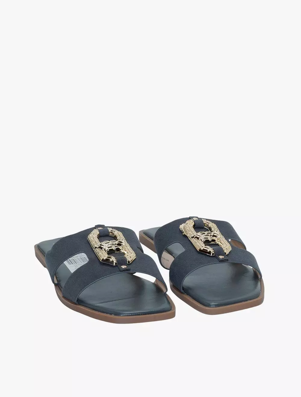 Payless Chrissie Womens Palma Sandals - Dark Grey_05