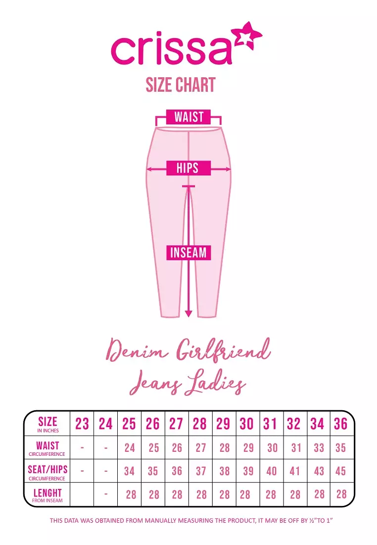 Denim Girlfriend Jeans Ladies