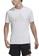 ADIDAS white own the run aeroready graphics in-line running t-shirt 7FE20AABE3D4DBGS_4