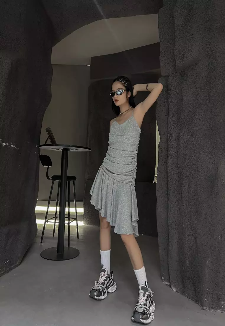 Asymmetrical Mini Dress