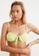 Trendyol green Plaid Textured Accessory Detailed Bikini Top 3E80CUSD46C859GS_2