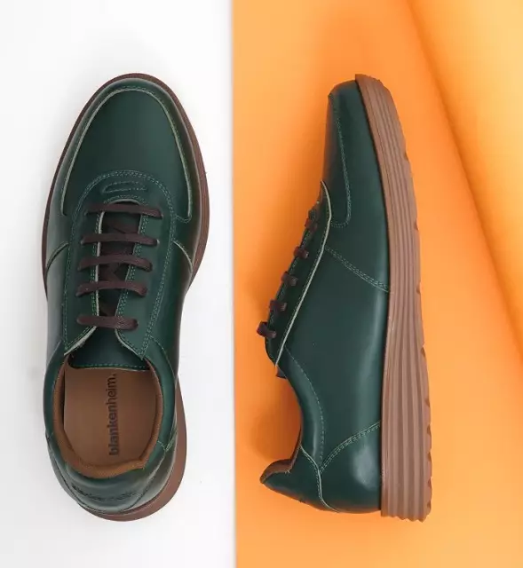 Jual Blankenheim Sepatu Kulit Sneaker Gen Green Cappuccino Size Original Zalora