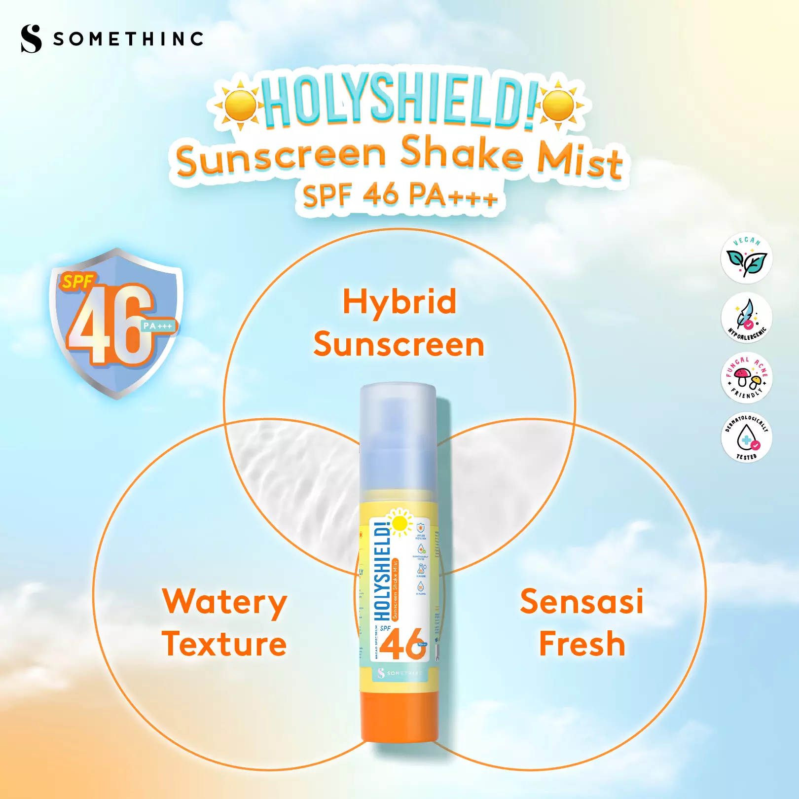 SOMETHINC Holyshield! Sunscreen Shake Mist SPF46 PA+++