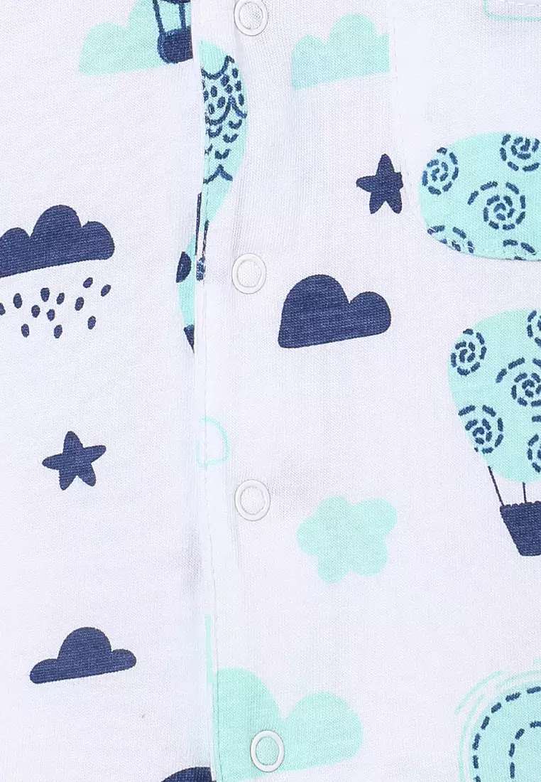 Baby And Kids Pajama Nightsuit Set - Up in the Air