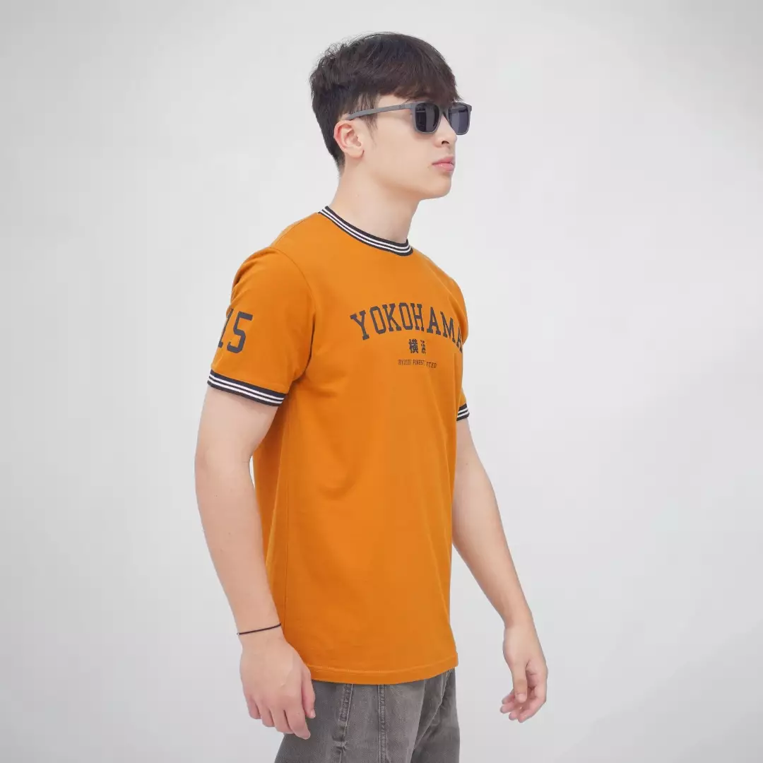 Ryusei Kaos Pria Yokohama Mustard