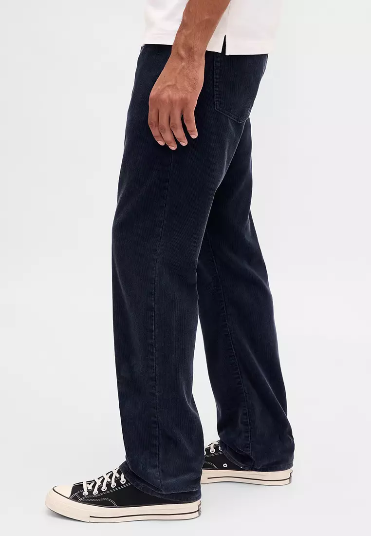 Corduroy Relaxed Straight Pants