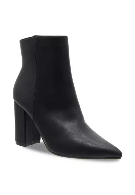 Faux Leather Pointed Fashion Boots