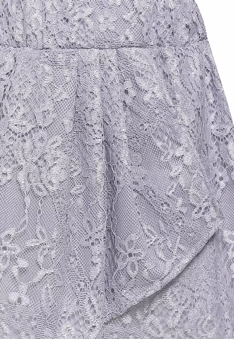 Setelan/ Stelan Baju Anak Perempuan Kebaya Kids Atasan dan Bawahan Rok Girls Zinnia Blue