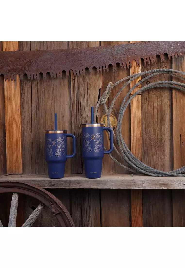 Hydro Flask All Around Travel Tumbler 32 oz Western Dark Blue