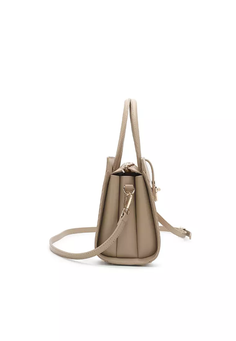 Top Handle Bag / Sling Bag / Crossbody Bag - Khaki