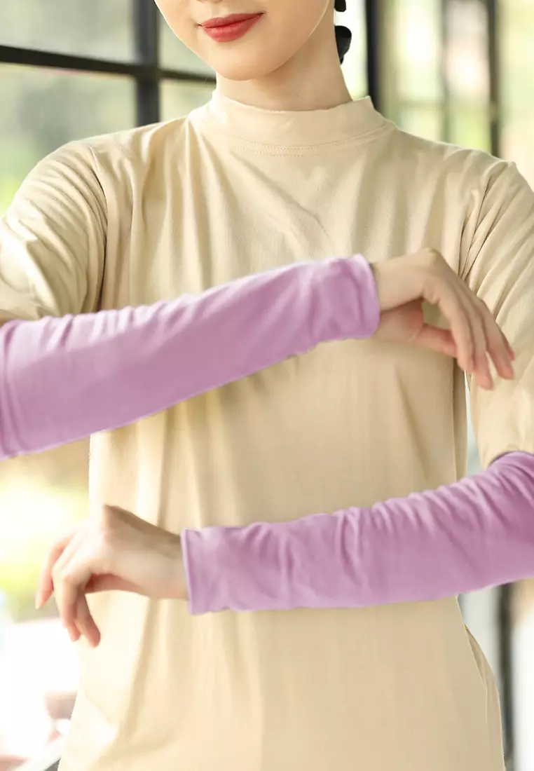 Zelena - Ashera Handsocks Seamless | Manset Tangan Wanita Inner - Lilac