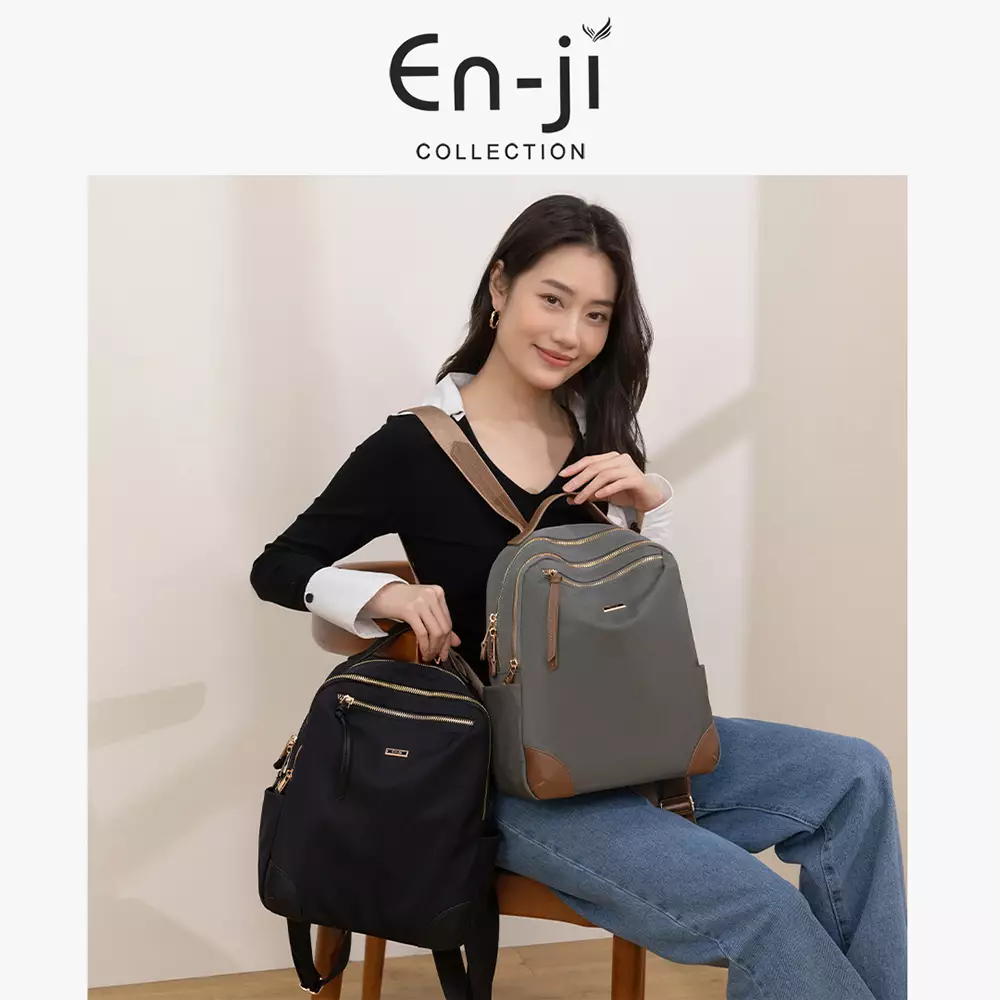 En-ji Soyum Backpack Wanita Warna Nevada Grey