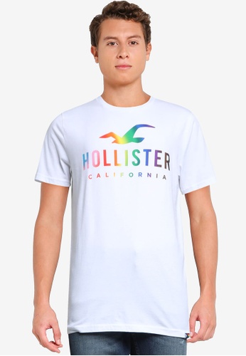 Hollister white Short Sleeve Pride Instore T-Shirt 84614AAB60FFD4GS_1