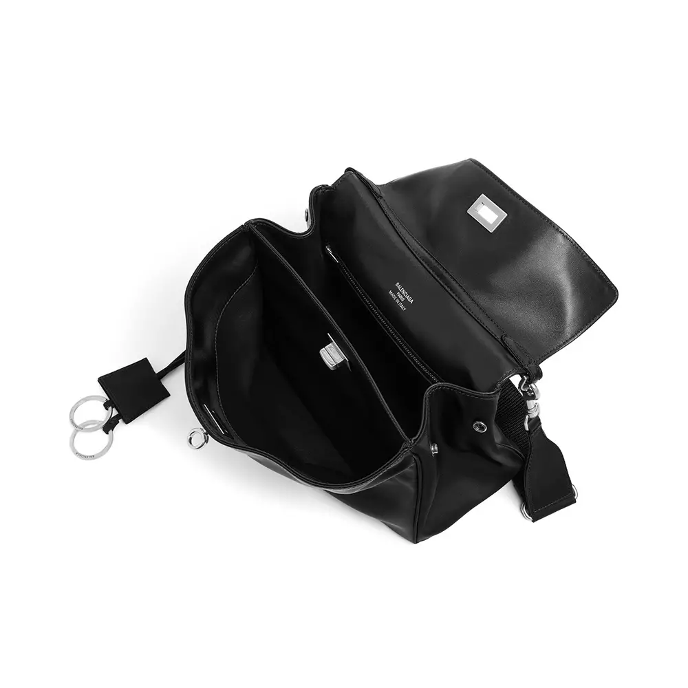 Rodeo Messenger Bag Small in Nylon Black