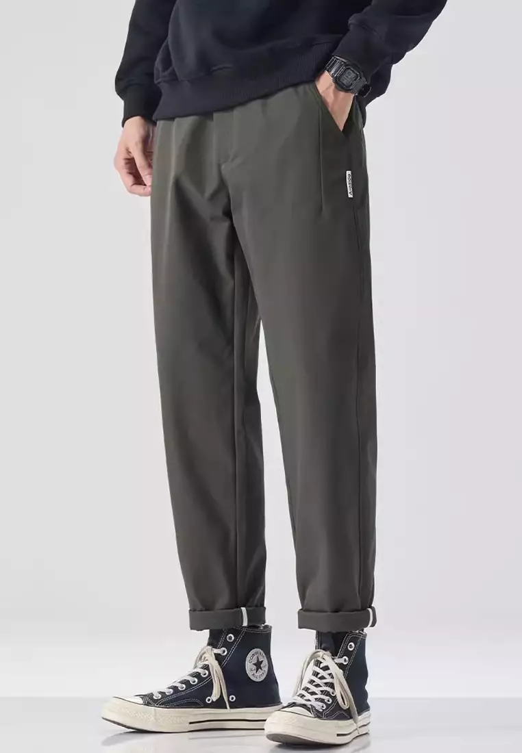 Elasticated Waist Slim Pants