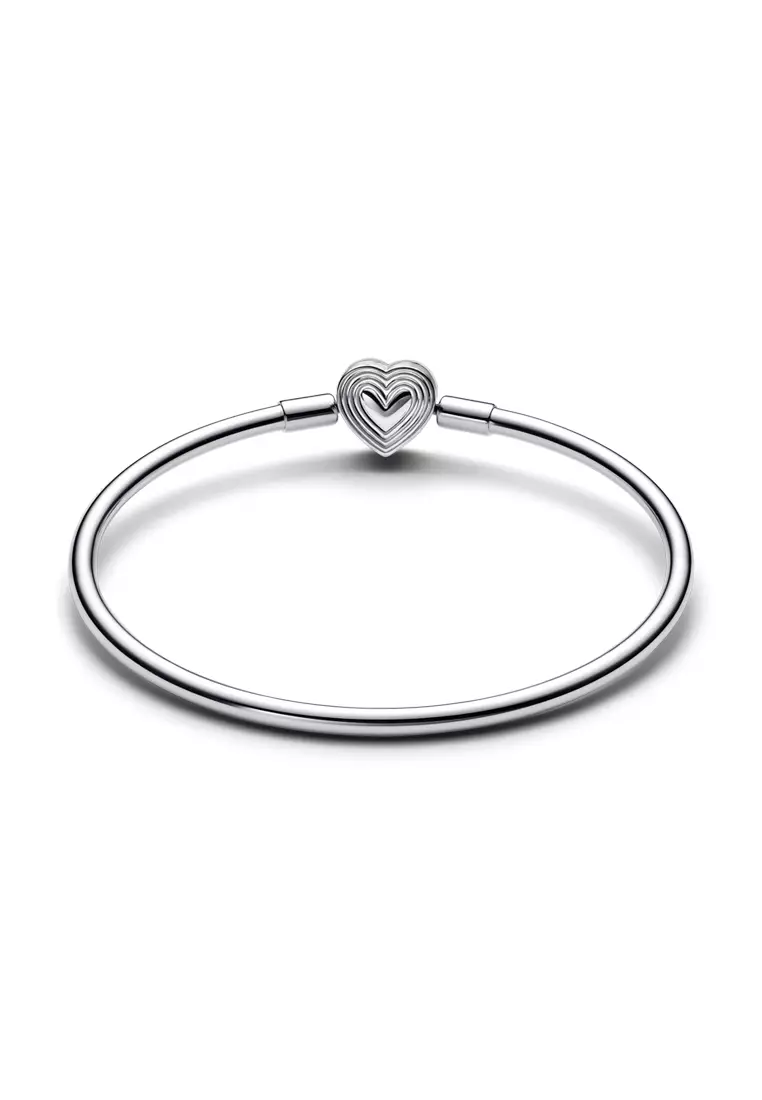 Pandora Radiating Heart Clasp Bangle (GWP - Not For Sale)