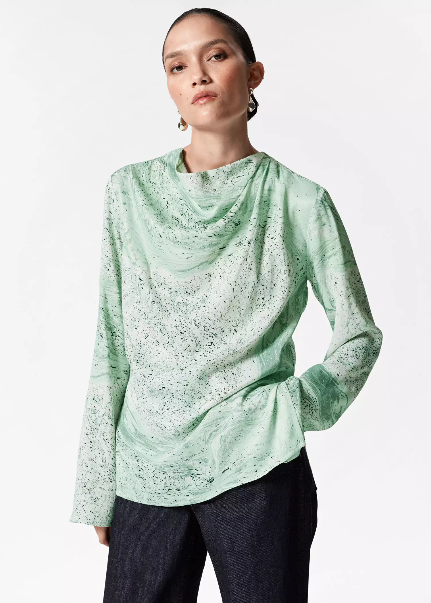 & Other Stories Draped Top