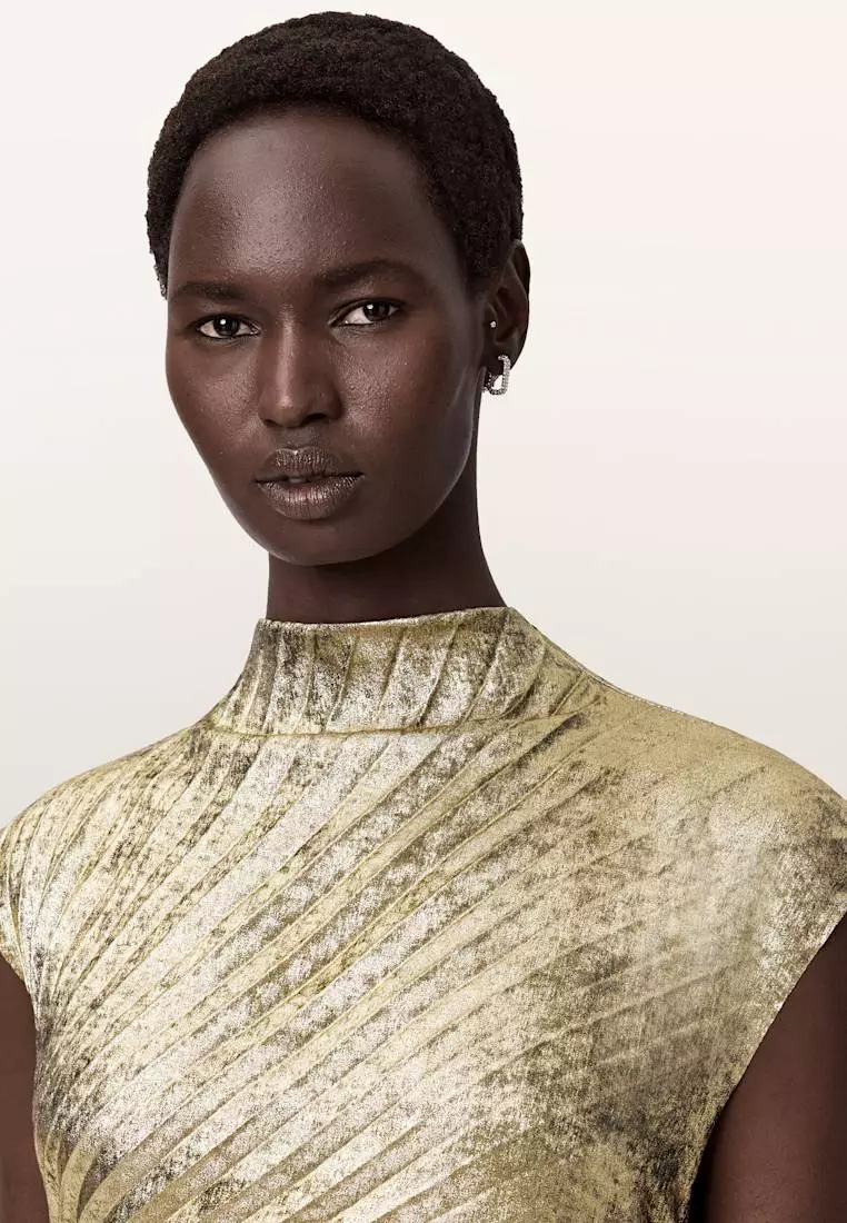 (取寄) オールセインツ レディース ドレス AllSaints women Rayanna Dress llic Gold Buy AllSaints Rayanna Dress 2026 Online | ZALORA