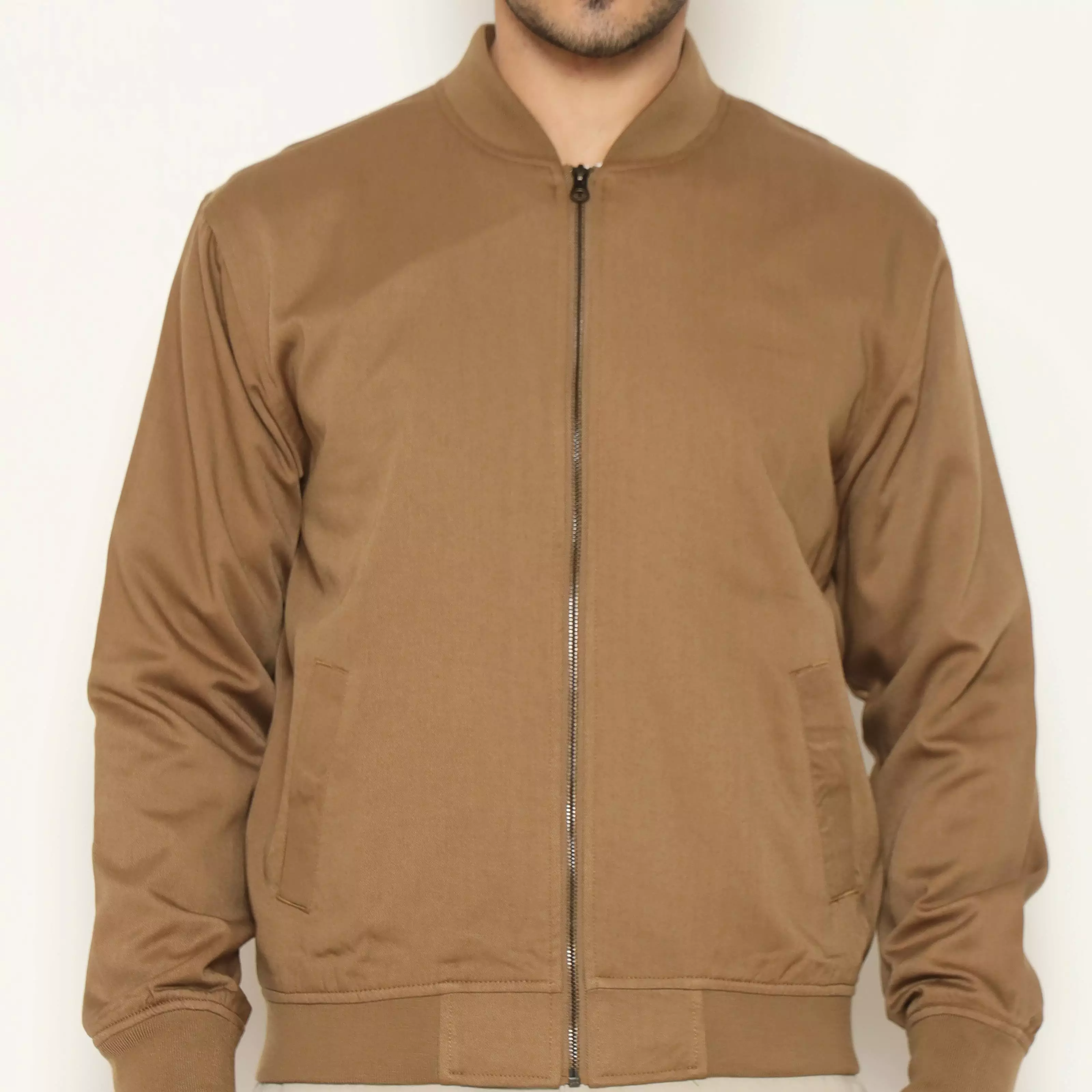AMK Jacket Pria Bomber JC Moritz L/S Brown